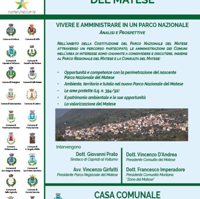 Verso il Parco Nazionale del Matese